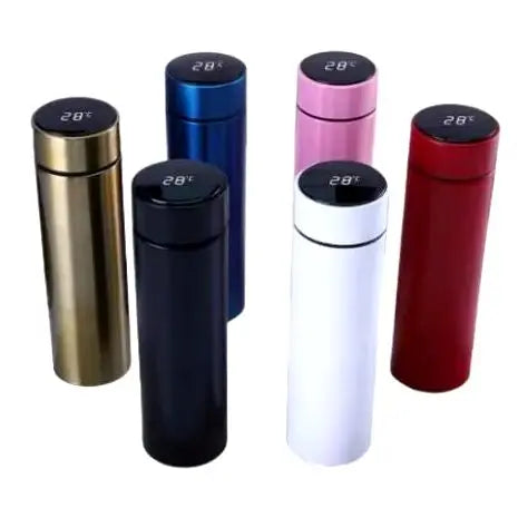Garrafa Térmica 500 ML Com Sensor Digital de Temperatura Quente/Frio