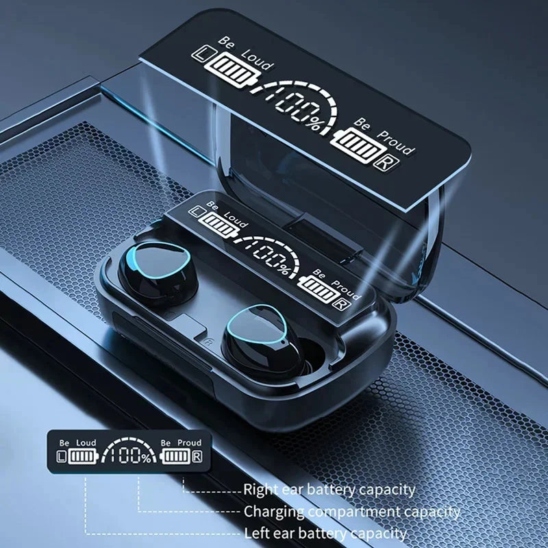 FONE DE OUVIDO BLUETOOTH COM MICROFONE SEM FIO (M10) ENTREGA DIRETO DO BRASIL, RAPIDINHO!